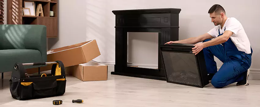 Old Rusted Metal Fireplace Repair And Replacement in Chaska, MN