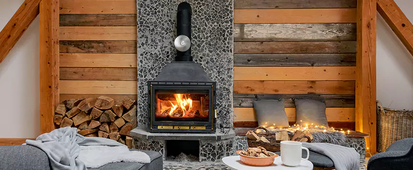 Thelin Hearth Products Direct Vent Gas Stove Fireplace Inspection in Chaska, Minnesota